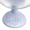 Desk fan 12'' 30cm 40W in white color 35x20x50cm.