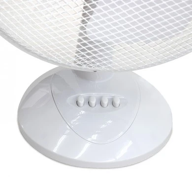 Desk fan 16'' 40cm 50W in white color 45x27x57cm.