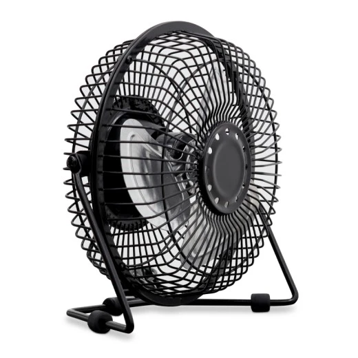 Ανεμιστήρας επιτραπέζιος - γραφείου 2.5W 15εκ. επαναφορτιζόμενος χρώμα μαύρο