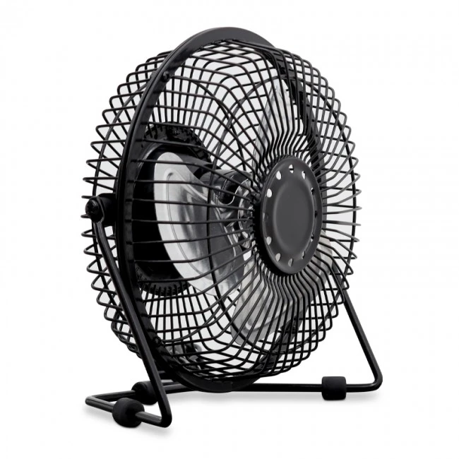 Table - desk fan 15cm. rechargeable, black color