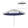 Aluminum beach umbrella with sun protection 2.20m.