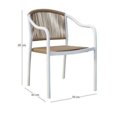 MARTEL WHITE ΠΟΛ/ΝΑ ΑΛΟΥΜΙΝΙΟΥ 50Χ63Χ81εκ.