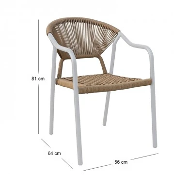 SASTA WHITE ΠΟΛ/ΝΑ ΑΛΟΥΜΙΝΙΟΥ 56Χ64Χ81εκ.