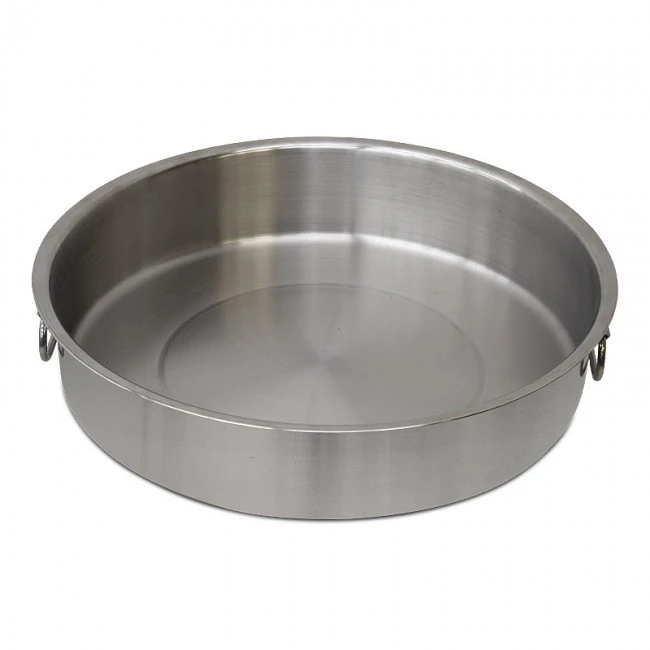 Homeplus stainless steel baking tray in silver color 40cm.