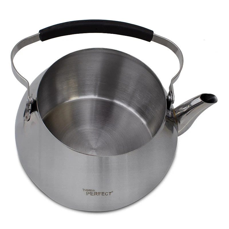Melina Homeplus steel tea pot in silver color