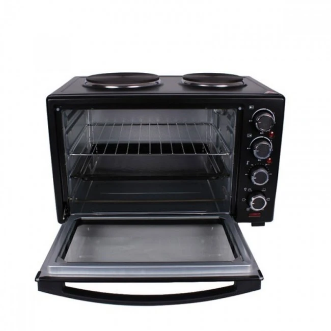 Muhler MN-3809 electric oven of 1600 watt and 38 liters in black color