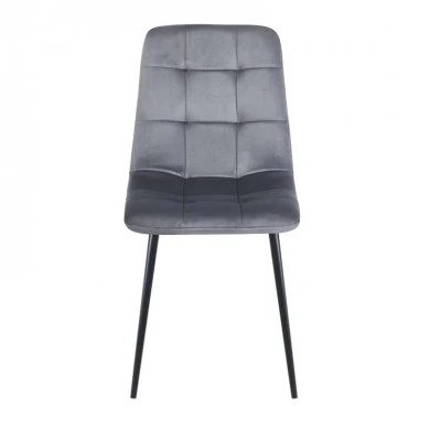 OSCAR GREY VELVET ΥΦΑΣΜΑ ΚΑΡΕΚΛΑ ΜΕΤΑΛΛΙΚΗ