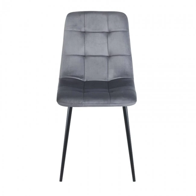 OSCAR GREY VELVET ΥΦΑΣΜΑ ΚΑΡΕΚΛΑ ΜΕΤΑΛΛΙΚΗ