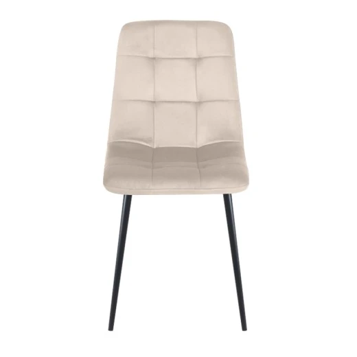OSCAR BEIGE VELVET ΥΦΑΣΜΑ ΚΑΡΕΚΛΑ ΜΕΤΑΛΛΙΚΗ
