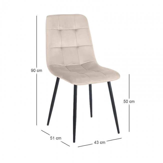 OSCAR BEIGE VELVET ΥΦΑΣΜΑ ΚΑΡΕΚΛΑ ΜΕΤΑΛΛΙΚΗ