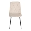 EVA BEIGE VELVET ΥΦΑΣΜΑ ΚΑΡΕΚΛΑ ΜΕΤΑΛΛΙΚΗ