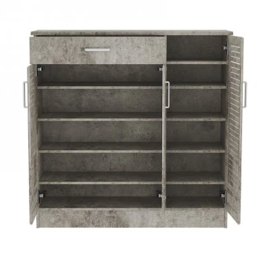 Shoe cabinet Sante pakoworld 30 pairs antique anthracite 120x37x123cm