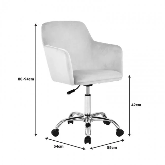 Office chair Xever pakoworld pink velvet