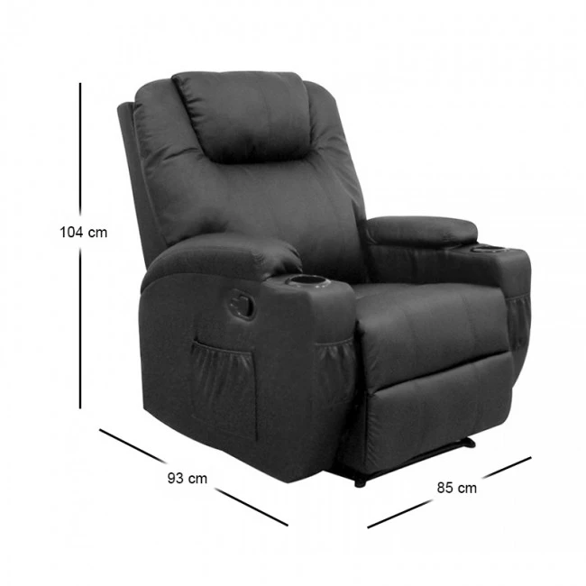 VERA RELAX ΠΟΛΥΘΡΟΝΑ ΜΑΥΡΟ PU