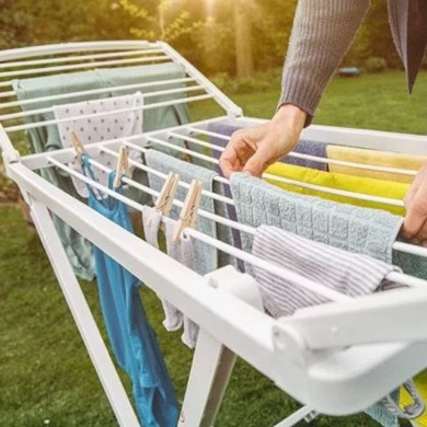 Solar Vileda 20m. resin clothesline made in Italy 182x55x88cm.