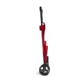 ARGO GIMI polyester foldable shopping trolley in red color 45Lt. 30x36x94cm.