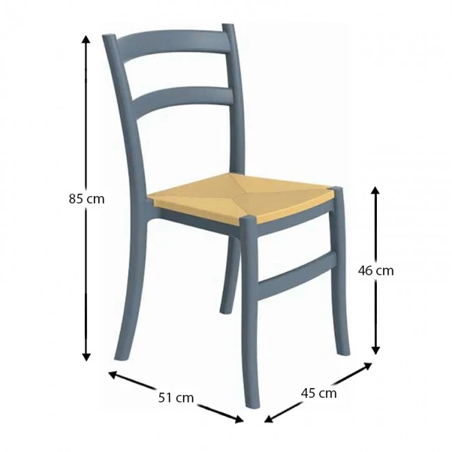 ΤΙΦΑΝΥ S DARK GREY ΚΑΡΕΚΛΑ ΠΟΛ/ΝΙΟΥ - 20.0056