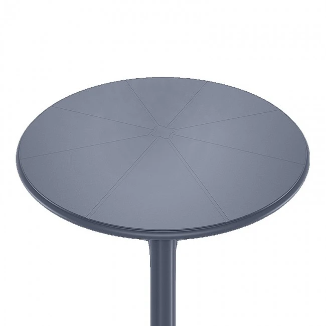 OCTOPUS ΜΠΑΡ Φ60Χ108εκ.[Σ2]DARK GREY ΠΟΛ/ΝΙΟΥ