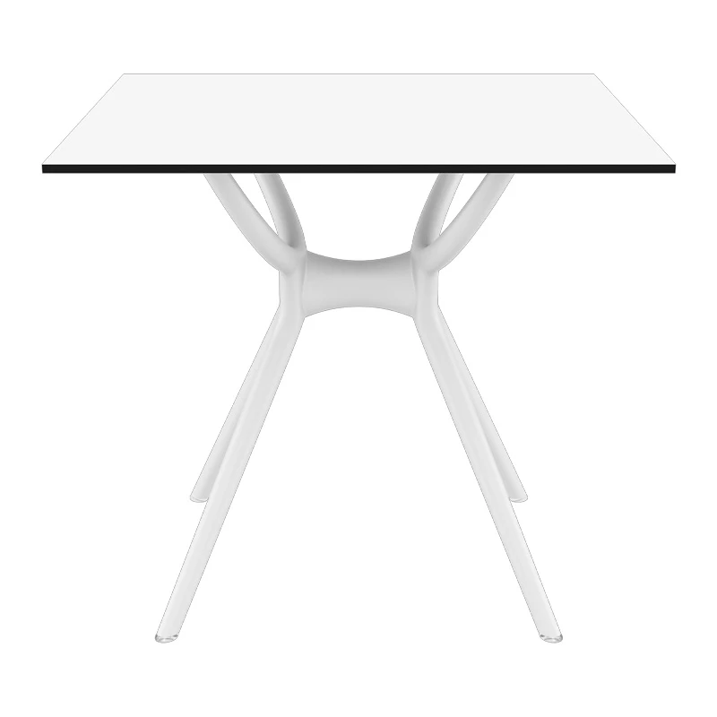 ΑΙΡ ΤΡΑΠΕΖΙ 80Χ80εκ. WHITE LAMINATE 12mm - 20.0181