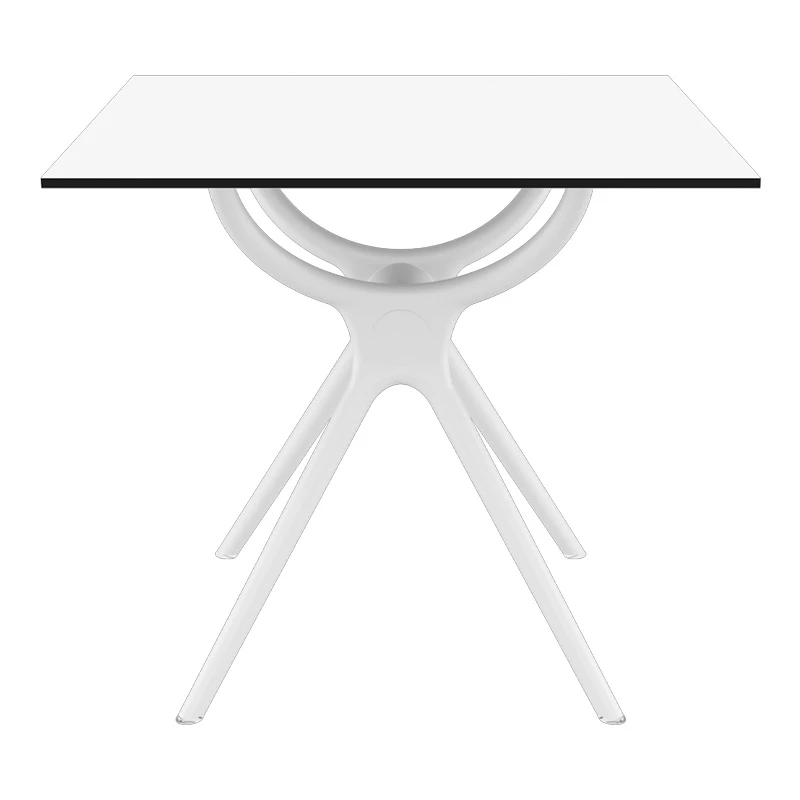 ΑΙΡ ΤΡΑΠΕΖΙ 80Χ80εκ. WHITE LAMINATE 12mm - 20.0181