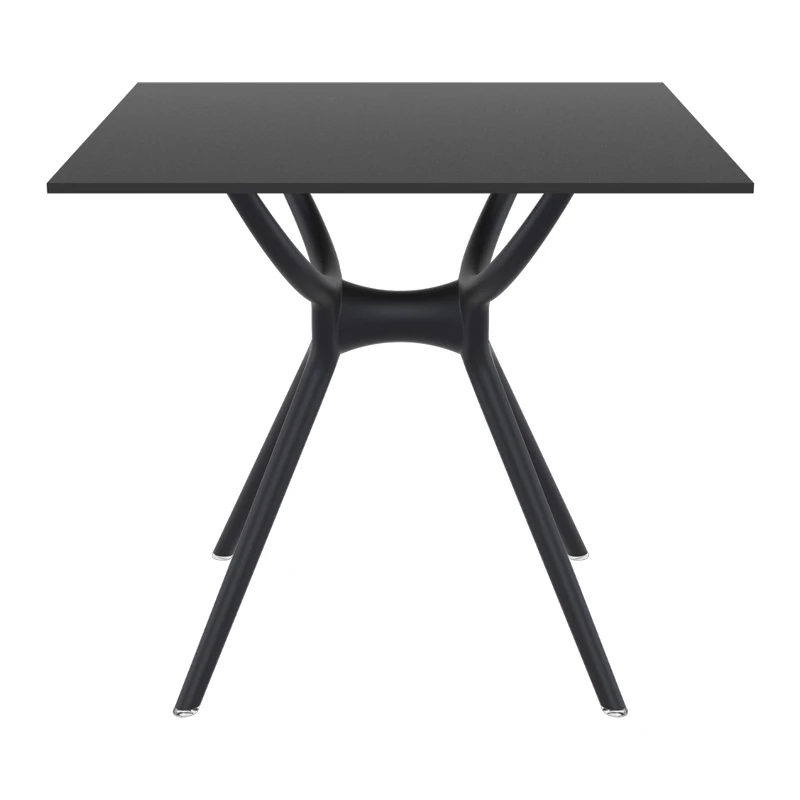 ΑΙΡ ΤΡΑΠΕΖΙ 80Χ80εκ. BLACK LAMINATE 12mm - 20.0182