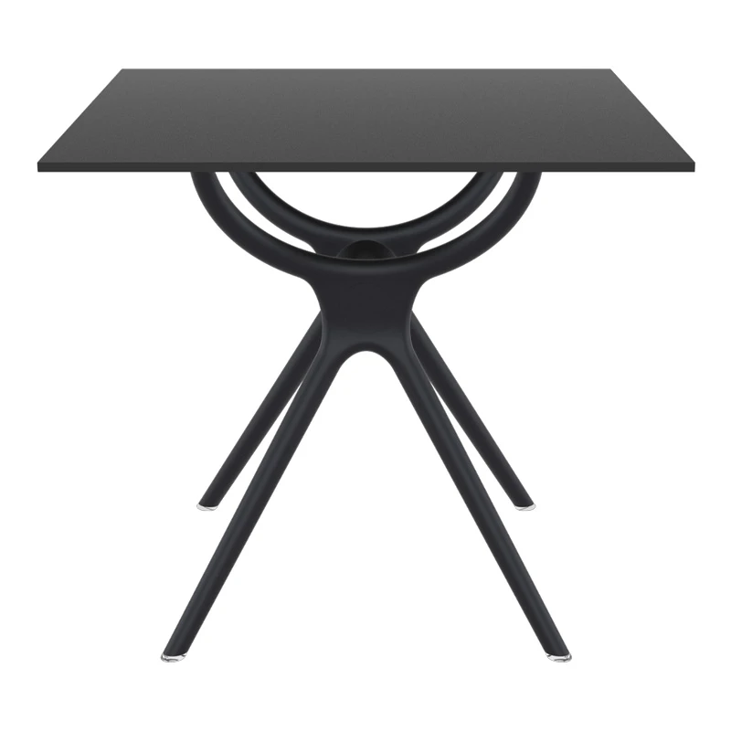 ΑΙΡ ΤΡΑΠΕΖΙ 80Χ80εκ. BLACK LAMINATE 12mm - 20.0182