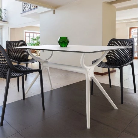 ΑΙΡ ΤΡΑΠΕΖΙ 140Χ80εκ. WHITE LAMINATE 12mm - 20.0183