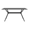ΑΙΡ ΤΡΑΠΕΖΙ 140Χ80εκ. BLACK LAMINATE 12mm - 20.0184
