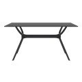 ΑΙΡ ΤΡΑΠΕΖΙ 140Χ80εκ. BLACK LAMINATE 12mm - 20.0184