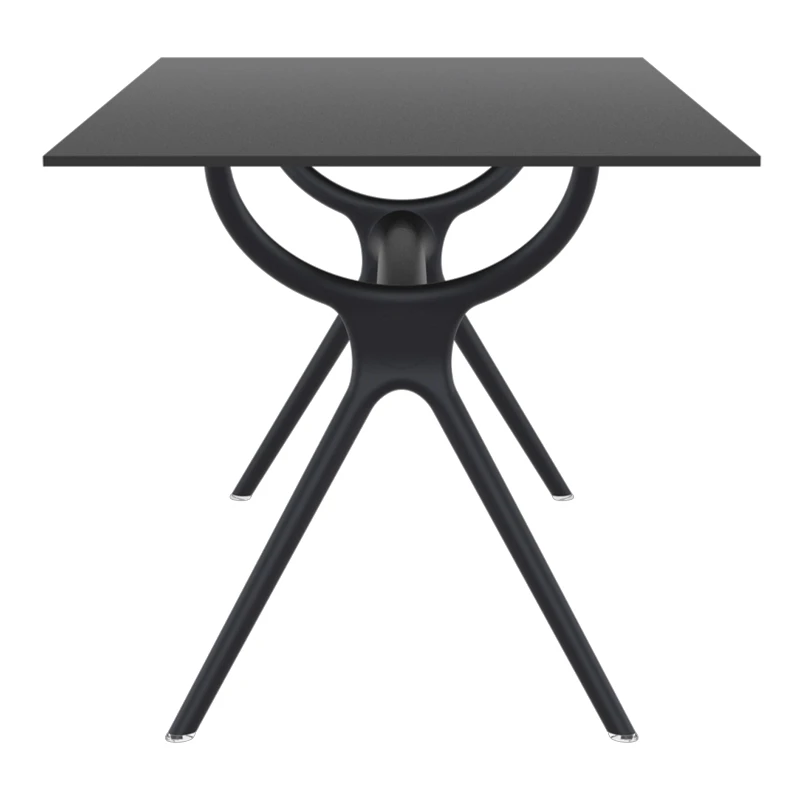 ΑΙΡ ΤΡΑΠΕΖΙ 140Χ80εκ. BLACK LAMINATE 12mm - 20.0184