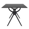 ΑΙΡ ΤΡΑΠΕΖΙ 180Χ90εκ. BLACK LAMINATE 12mm - 20.0186