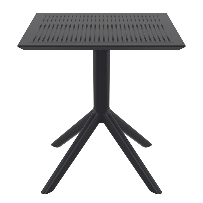 ΣΚΑΙ ΤΡΑΠΕΖΙ 70X70X74εκ. BLACK ΠΟΛ/ΝΙΟΥ - 20.0249