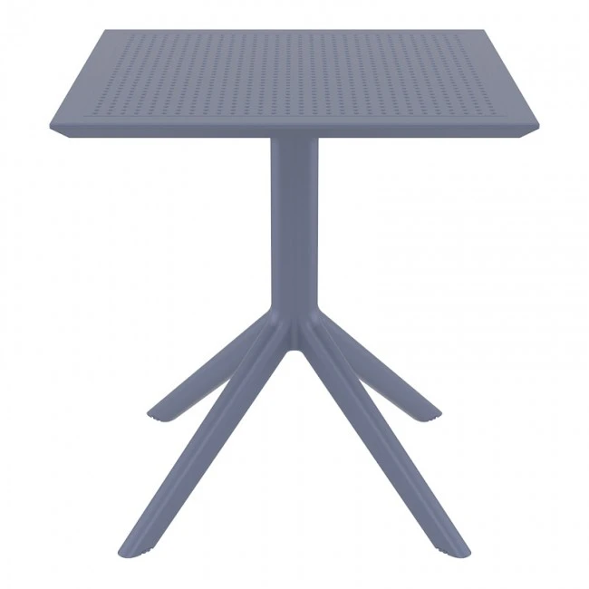 ΣΚΑΙ ΤΡΑΠΕΖΙ 70X70X74εκ. DARK GREY ΠΟΛ/ΝΙΟΥ - 20.0250