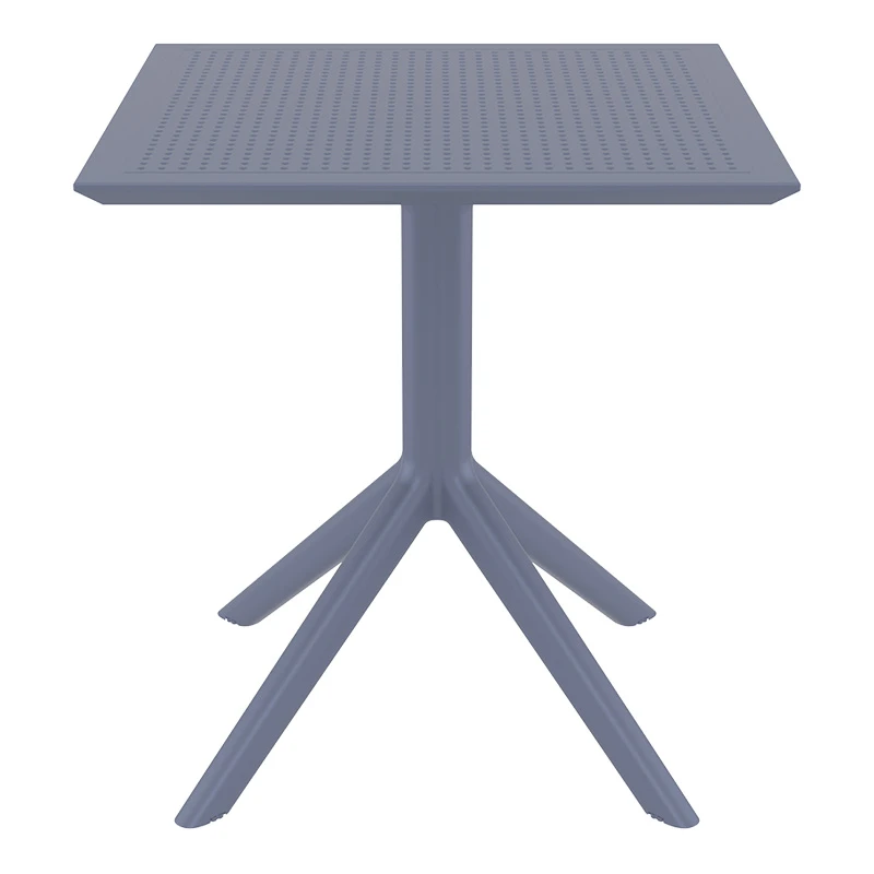 ΣΚΑΙ ΤΡΑΠΕΖΙ 70X70X74εκ. DARK GREY ΠΟΛ/ΝΙΟΥ - 20.0250