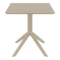 ΣΚΑΙ ΤΡΑΠΕΖΙ 70X70X74εκ. DOVE GREY ΠΟΛ/ΝΙΟΥ - 20.0251