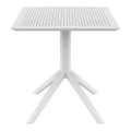 ΣΚΑΙ ΤΡΑΠΕΖΙ 70X70X74εκ. WHITE ΠΟΛ/ΝΙΟΥ - 20.0252