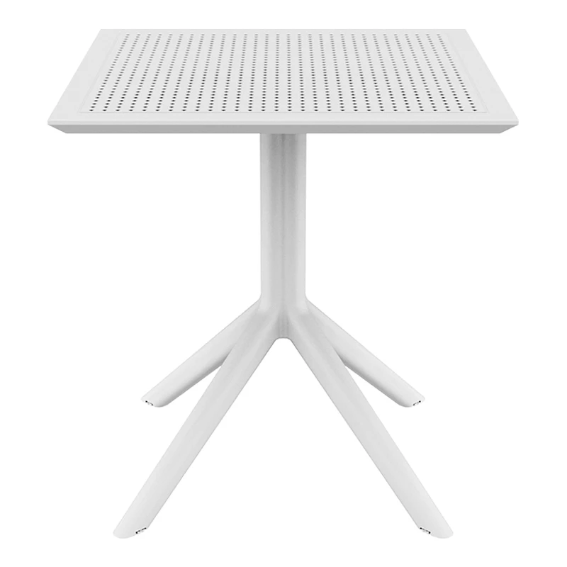 ΣΚΑΙ ΤΡΑΠΕΖΙ 70X70X74εκ. WHITE ΠΟΛ/ΝΙΟΥ - 20.0252