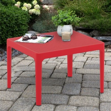 ΣΚΑΙ ΤΡΑΠΕΖΙ 50Χ60Χ40εκ. RED ΠΟΛ/ΝΙΟΥ - 20.0256