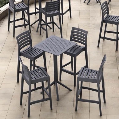 ΑΡΕΣ ΣΚΑΜΠΟ ΜΠΑΡ75εκ. DARK GREY ΠΟΛ/ΝΙΟΥ - 20.0343