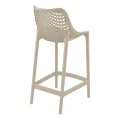 Σκαμπώ μπαρ πολυπροπυλενίου σε dove grey χρώμα 44x51x95 εκ. AIR BAR 65 SIESTA