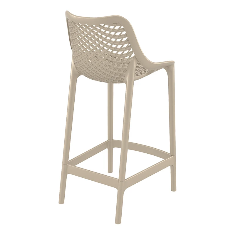 Σκαμπώ μπαρ πολυπροπυλενίου σε dove grey χρώμα 44x51x95 εκ. AIR BAR 65 SIESTA