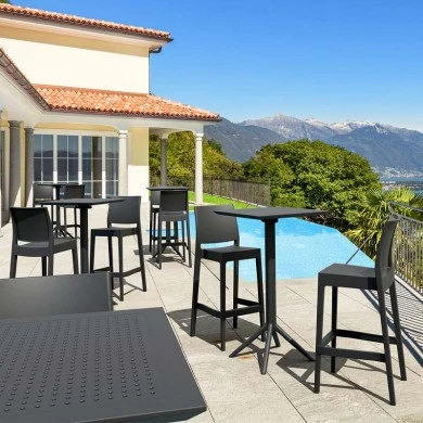 ΜΑΓΙΑ ΣΚΑΜΠΟ ΜΠΑΡ75εκ. BLACK ΠΟΛ/ΝΙΟΥ - 20.0380