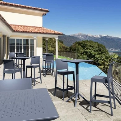 ΜΑΓΙΑ ΣΚΑΜΠΟ ΜΠΑΡ75εκ. DARK GREY ΠΟΛ/ΝΙΟΥ - 20.0381