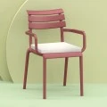 PARIS ΜΑΞΙΛΑΡΙ LOUNGE ΠΟΛ/ΝΑΣ 50Χ48Χ5εκ. ΕΚΡΟΥ