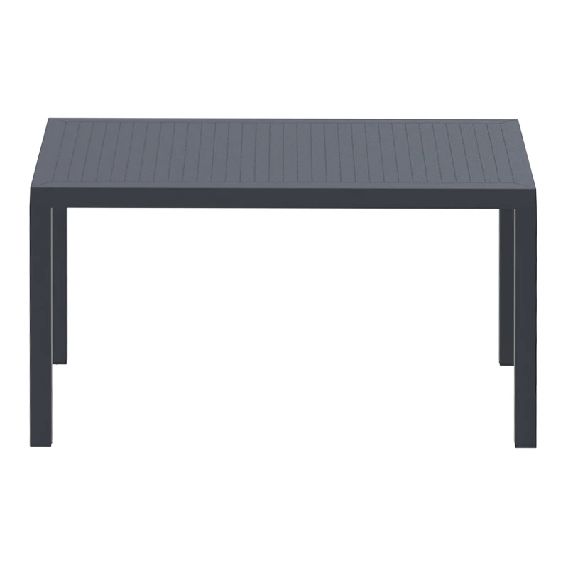 ΑΡΕΣ ΤΡΑΠΕΖΙ 140Χ80Χ75εκ. DARK GREY ΠΟΛ/ΝΙΟΥ - 20.0530