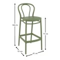 ΒΙΚΤΟΡ ΣΚΑΜΠΟ 75εκ. OLIVE GREEN ΠΟΛ/ΝΙΟΥ - 20.0568