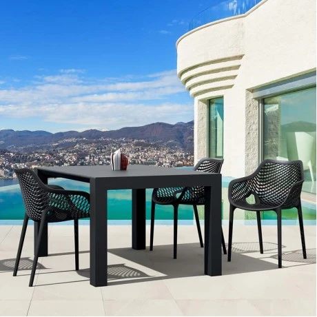 ΒΕΓΚΑΣ BLACK 100X100/140εκ. ΕΠΕΚΤ.ΤΡΑΠΕΖΙ ΠΟΛ/ΝΙΟΥ - 20.0572
