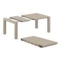 ΒΕΓΚΑΣ DOVE GREY 100X100/140εκ. ΕΠΕΚΤ.ΤΡΑΠΕΖΙ ΠΟΛ/ΝΙΟΥ - 20.0573