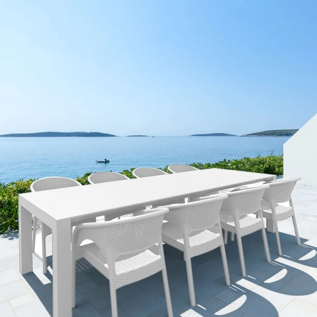 ΒΕΓΚΑΣ WHITE 100X260/300εκ. ΕΠΕΚΤ.ΤΡΑΠΕΖΙ ΠΟΛ/ΝΙΟΥ - 20.0579