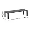 ΒΕΓΚΑΣ BLACK 100X260/300εκ. ΕΠΕΚΤ.ΤΡΑΠΕΖΙ ΠΟΛ/ΝΙΟΥ - 20.0580